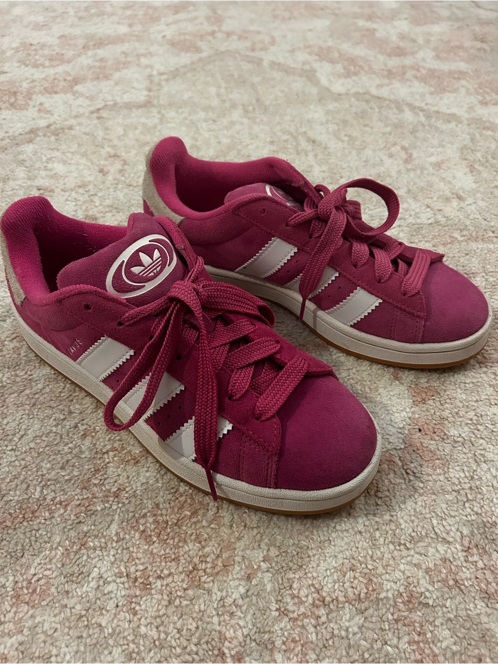 adidas Women’s Suede Campus 00 Sneakers in Hot pink